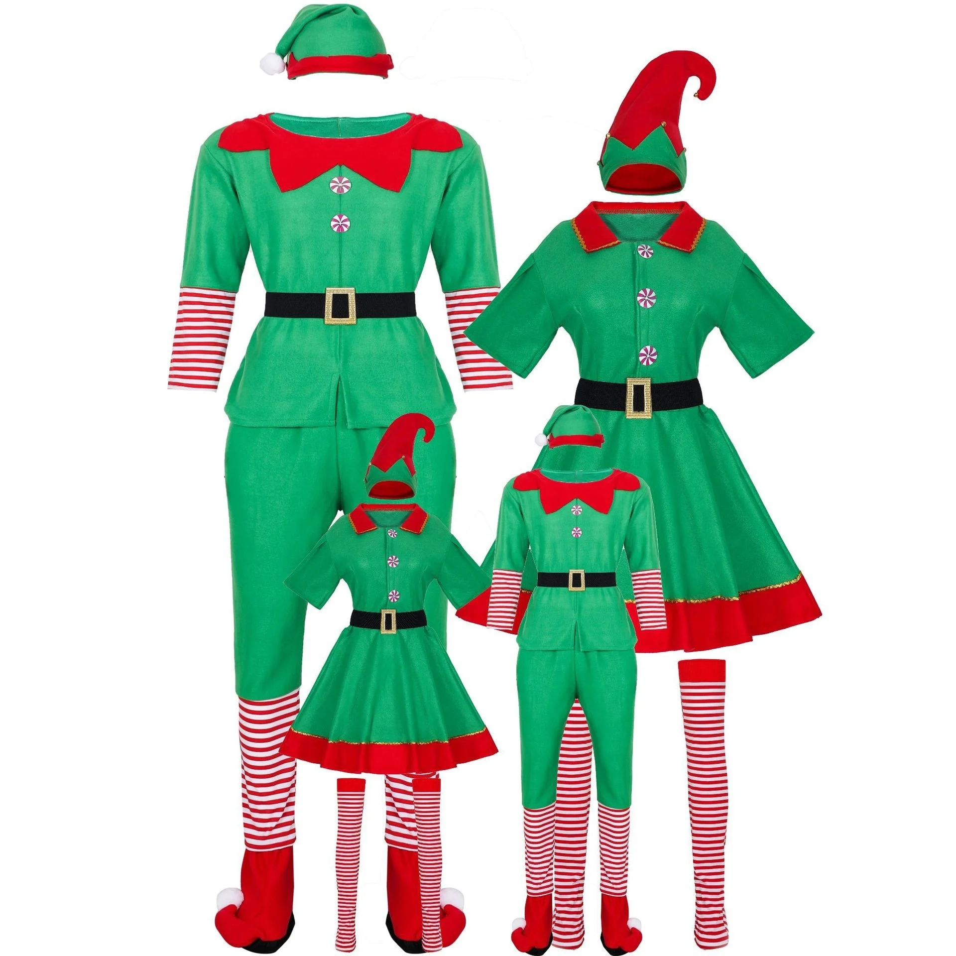 

2021Xibeimeng parent-child costume family party stage performance christmas costume