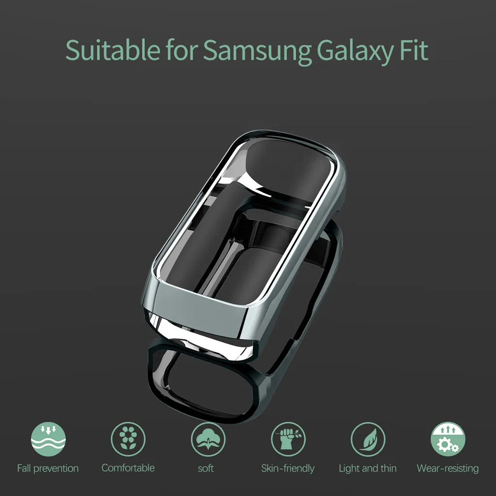 Защитный чехол для Samsung Galaxy Fit SM R370 умные часы Ультратонкий Мягкий ТПУ сменная