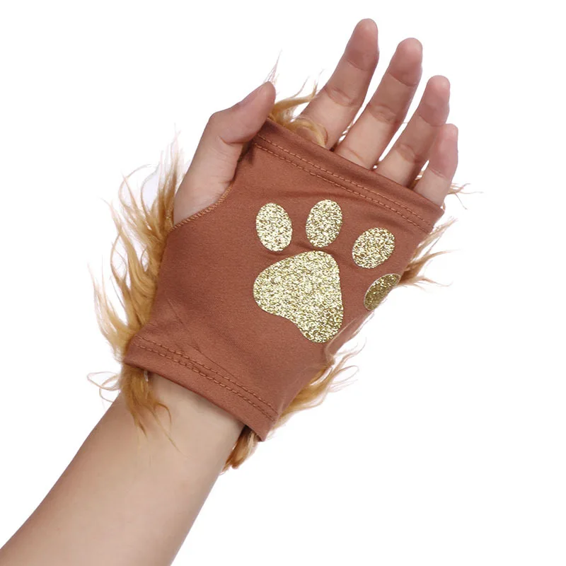 

Halloween Lion Cosplay Costumes Props Party Decorate Lion Tail Ears Accessories Cartoon Cute Suit