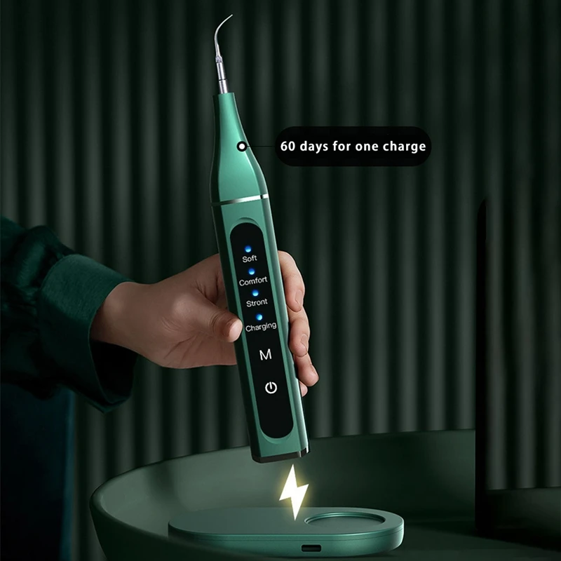 

Ultrasonic Scaler Electric Teeth Tooth Stain Tartar Cleaner Calculus