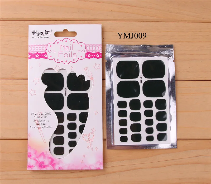 1 лист клейких наклеек на ногти с блестками Летние Стильные накладные полным