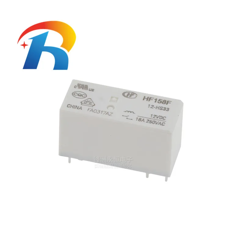 5 шт. HF158F 12 HS33 HS3T 12VDC 6PIN 16A оригинальный HF реле 12V набор нормально разомкнутый|Реле| |