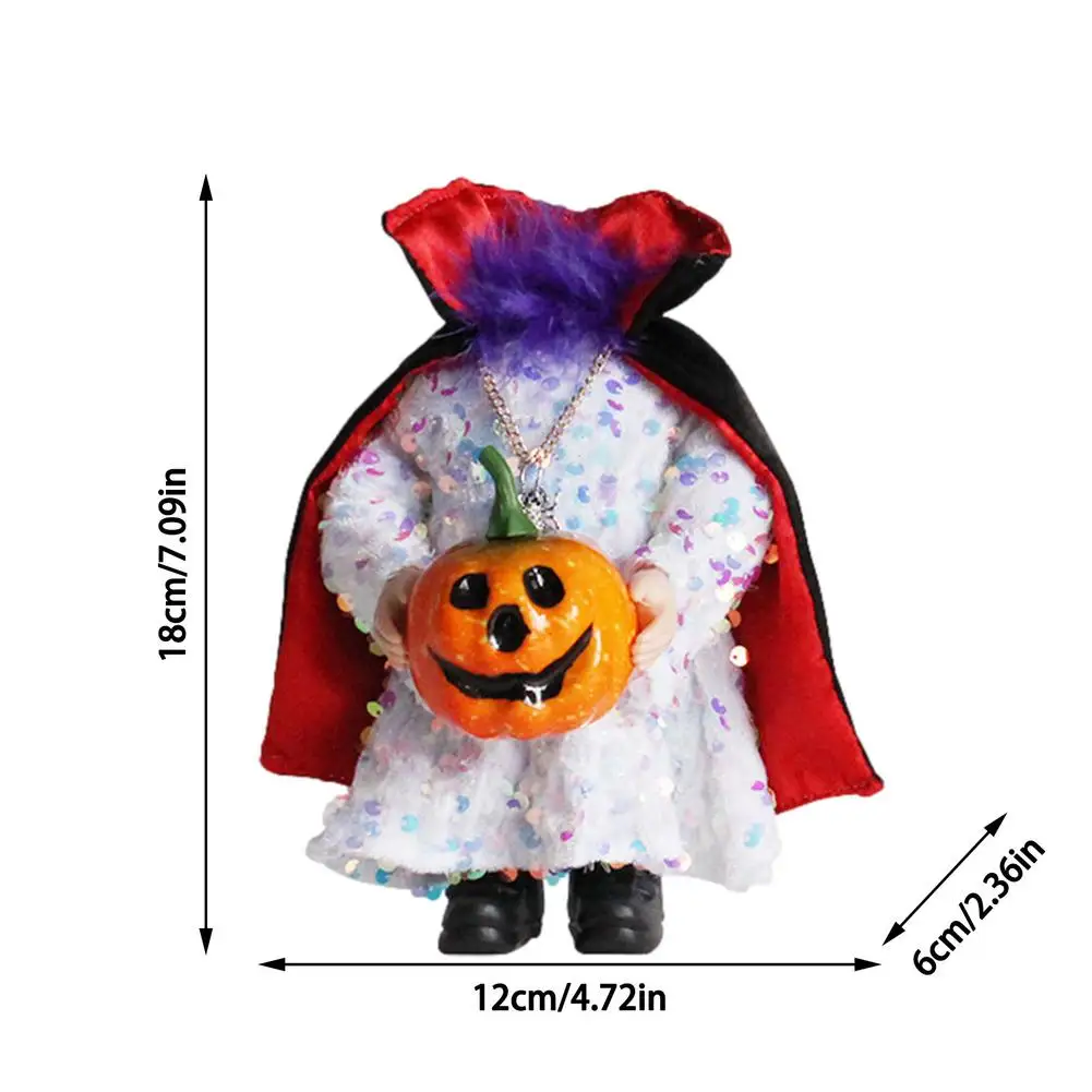 

Pumpkin Doll Ghost Festival Tricky Doll Atmosphere Decoration Props The Headless Doll Room Decor Stuffed Toy Halloween Decor