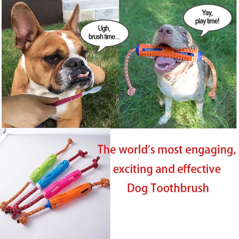 

Собака Зубная щётка жевать игрушка Собачка кисточка палочка из мягкой резины зубная щетка зубная паста для собак домашних животных эффекти...