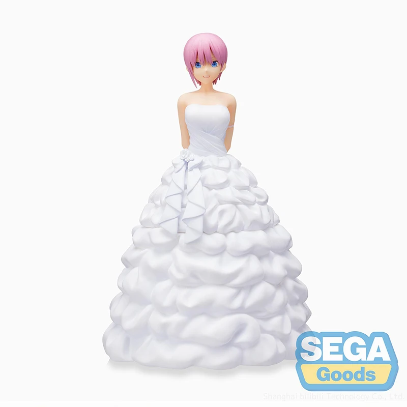 

Pre-Sale The Quintessential Quintuplets Anime Figures Nakano Ichika Wedding Dress Model Hand-Made PVC Collectible Toy Gift