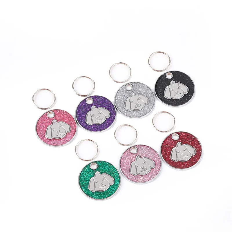 Бесплатная гравировка анти-потери бирка для собаки аксессуары ошейника Pitbull