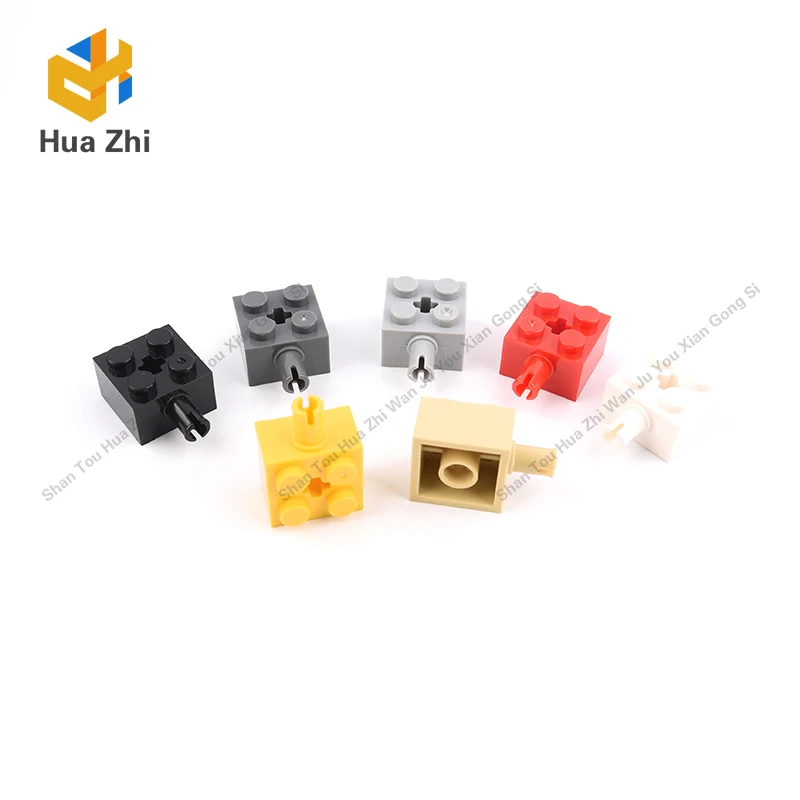 

10PCS 6232 Brick Special 2 x 2 with Pin and Axle Hole Building Blocks Parts MOC DIY Education Build Toys Brick