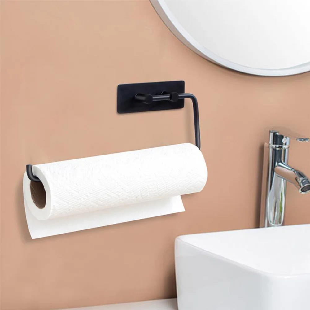 Водостойкая самоклеящаяся современная простая бумажная подставка для полотенец