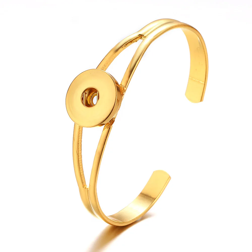 Новый посеребренный браслет с украшением в виде кнопки 18 мм ювелирные браслеты