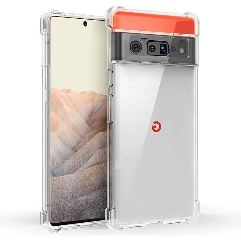 

Airbag Case For Google Pixel 6A Pixel6A 5G Four Corners Shockproof Soft Silicone TPU Cover For Google Pixel 6A Pixel6A 5G