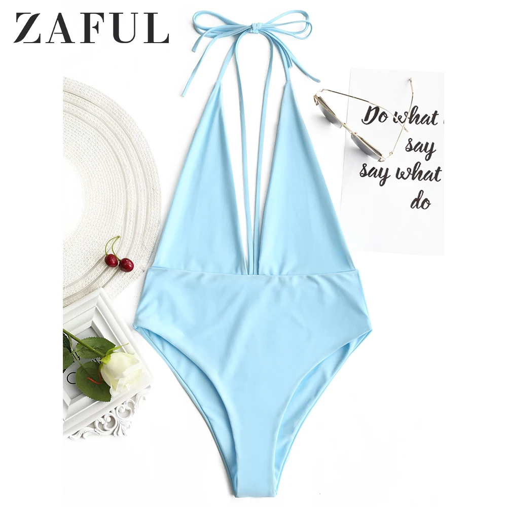 Женский сплошной купальник с открытой спиной и спиной| |