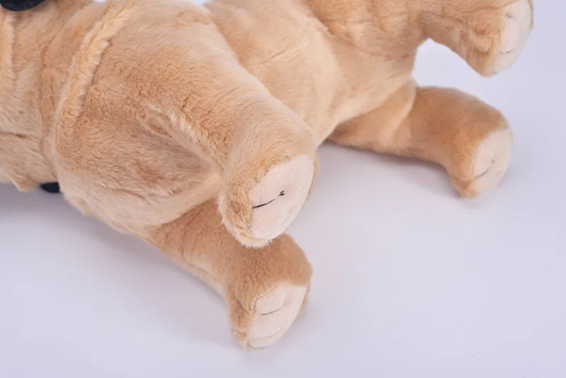 Реалистичная стоящая собака мопса 33 см [забавная] плюшевые игрушки мягкая мягкие