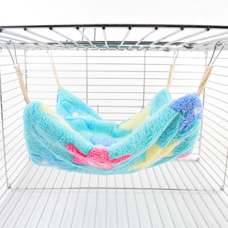 Pet Hammock Cotton Mouse Ferrets Guinea Pig Cat Hanging Swing Bed For Rodents House For Hamster Pets Supplies Small Animals Nest