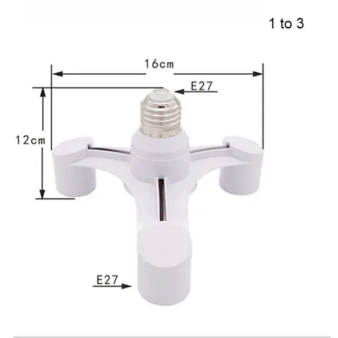 Цоколь для светодиодных ламп 3 в 1, E26, E27, 7, 6, 5, 4, разветвитель, стандартный цоколь для лампы, преобразователь для домашнего коммерческого светильник щения