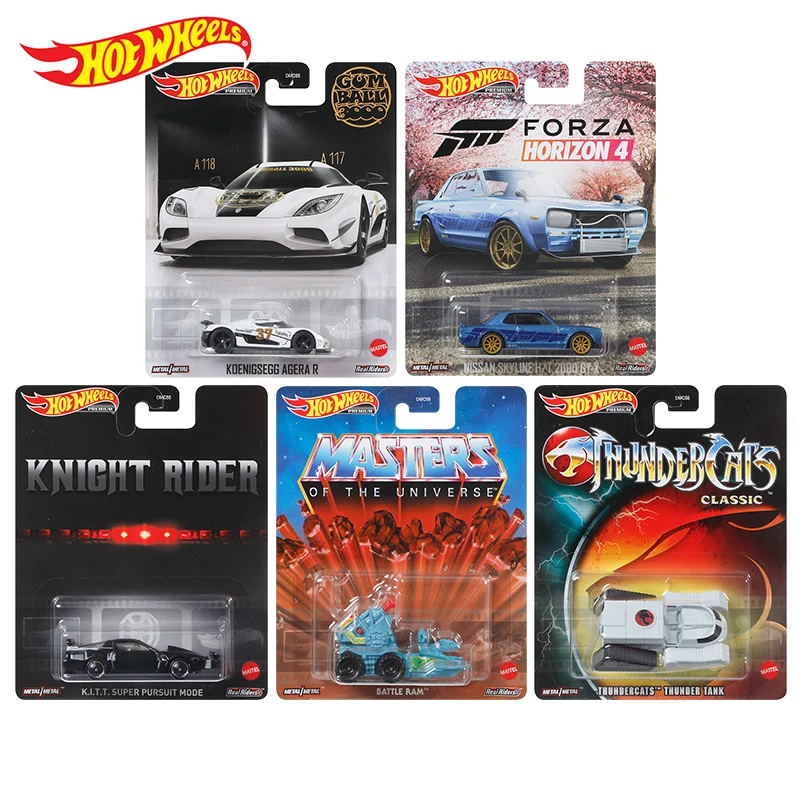 

Hot Wheels Cars KOENIGSEGG AGERA R NISSAN SKYLINE KITT SUPER PURSUIT 1/64 Collection Metal Alloy Die-cast Model Car DMC55