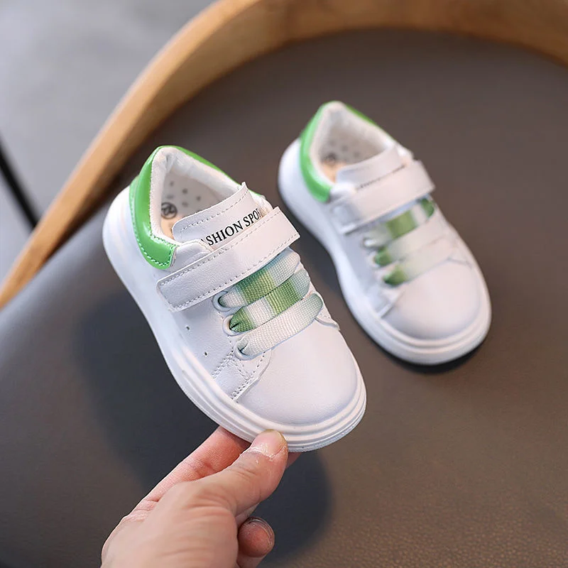 

For Kids Shoes For Boys Girls Hot Black High top Flats Running Shoes Outdoor Sport Sneakers Damping Autumn Walking