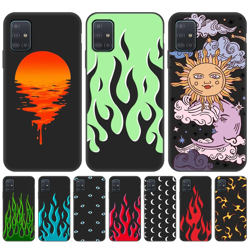 

Fashion Flame Pattern Phone Case For iphone 12 Pro 11 Pro Max Mini X XR XS Max 7 8 Plus SE 2020 6 6S Soft Silicone Cover Capa