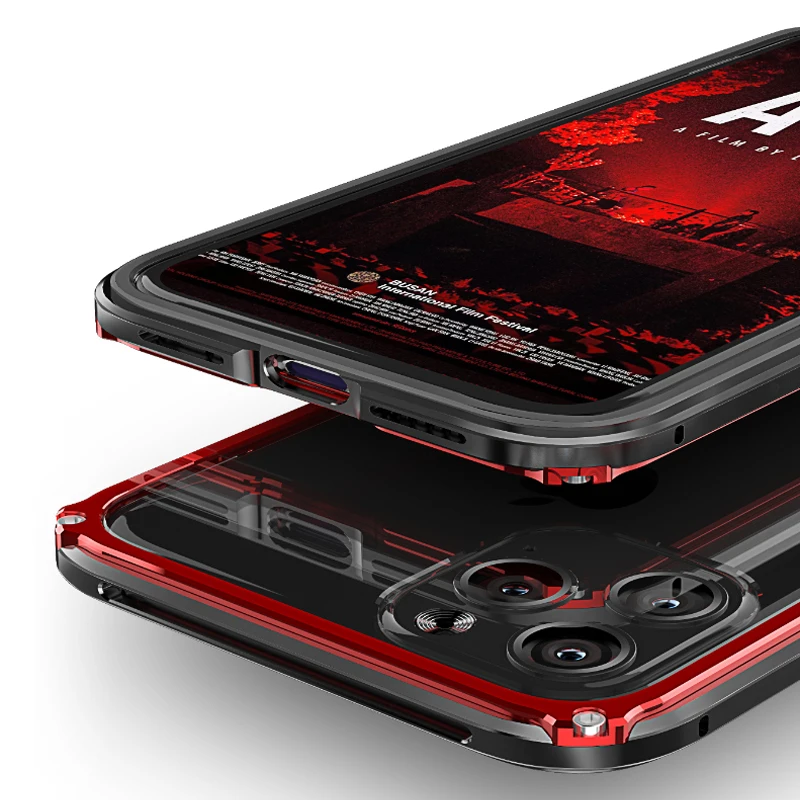 Роскошный металлический корпус для iPhone 11 Pro Max чехол механический Алюминиевый металлический бампер и акриловый чехол для iPhone 11 Pro/Max задняя крышка