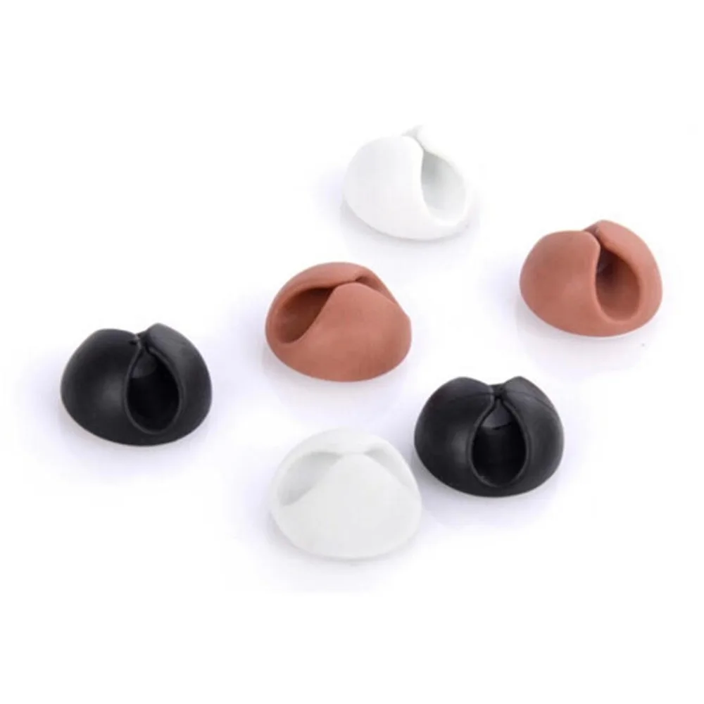 10 шт./круглый зажим для намотки кабеля набор наушников держатель провода