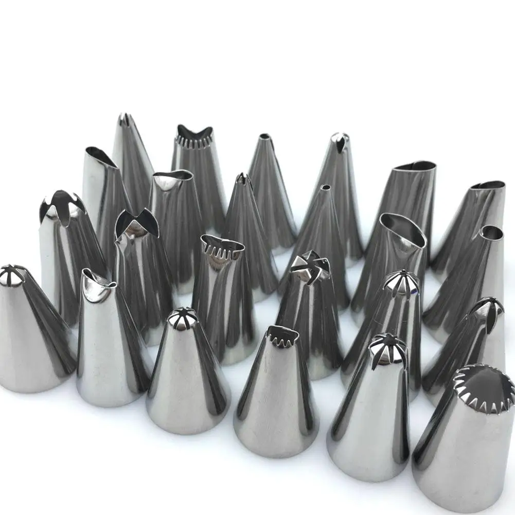 24 шт Сопла кондитерских изделий для сливочного масла набор сделай сам Сталь