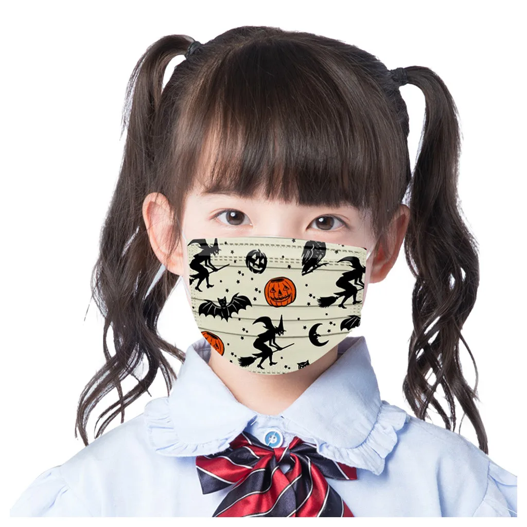 20 шт. 3-слойные фанерные петли уха Защитная крышка с рисунком тыквы для Хэллоуина