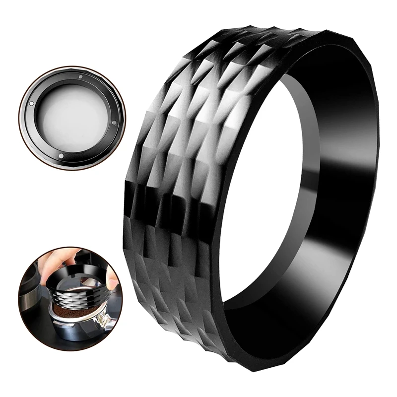 

Дозирующая Воронка/кольцо для эспрессо 51 мм, кольцо для дозирования кофе из алюминиевого сплава, Сменное кольцо для портового бариста 51 мм