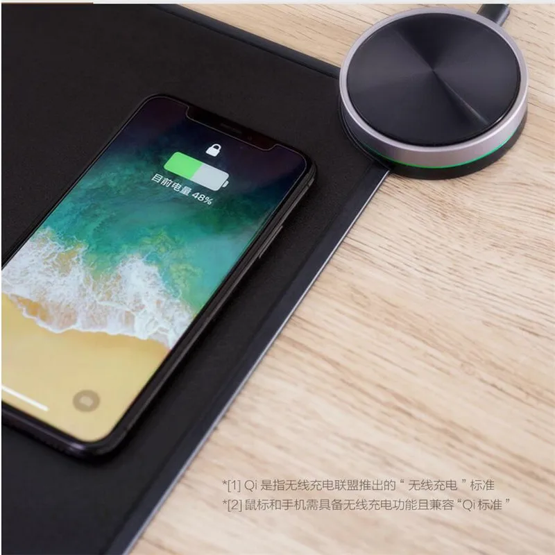Умный коврик для мыши Xiaomi Mi Mix2S подставка беспроводной зарядки из алюминиевого