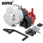 AXSPEED металлическая коробка передач с редуктором и Мотором для Axial AX10 SCX10 Wraith 110 обновленные аксессуары для радиоуправляемых автомобилей и грузовиков