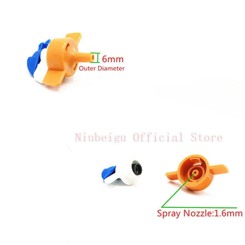 

Automatic Rotating Nozzle Garden Watering Irrigation 360 Degree Spray Sprinkler Micro Irrigation System Fittings