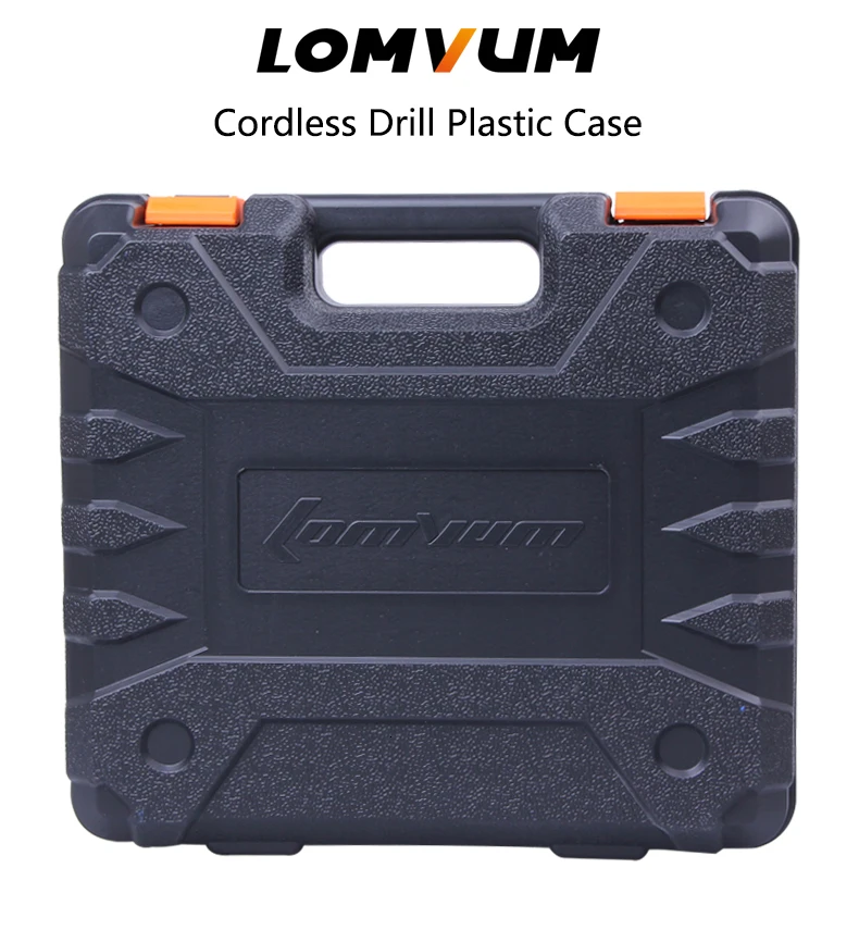 LOMVUM Аккумуляторная дрель пластиковый чехол BMC коробка электрический укроп с батареей