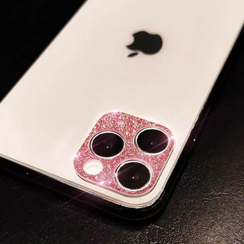 Роскошный блестящий объектив камеры закаленное стекло для iPhone 11 Pro Max Блестящий
