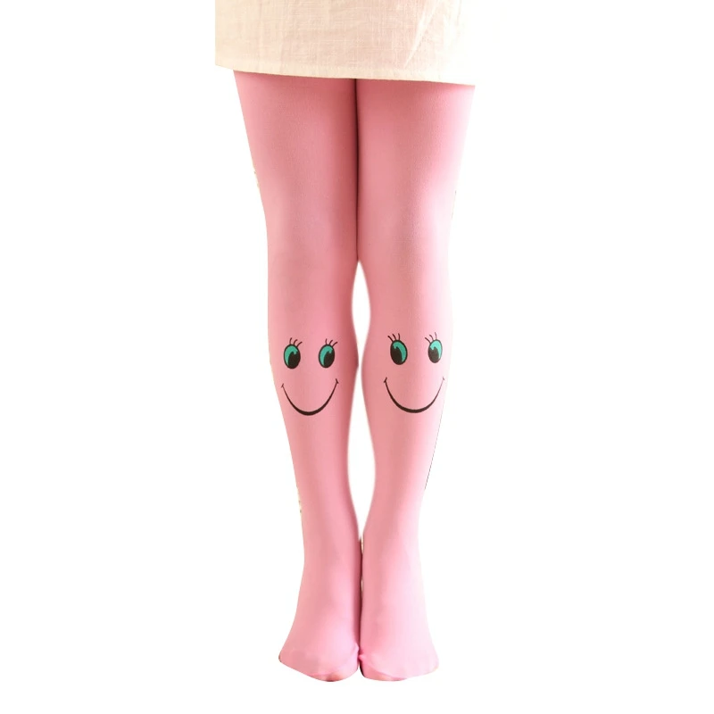 Леггинсы для маленьких девочек Мягкие штаны осенние детские милые эластичные