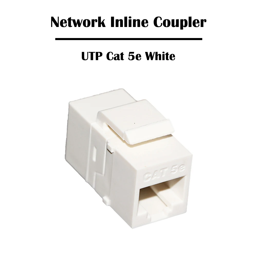 20 шт./лот UTP Cat 3/Cat 5e/Cat 6 белых/Цвет сети проходной RJ 45 Порты и разъёмы женский Keystone