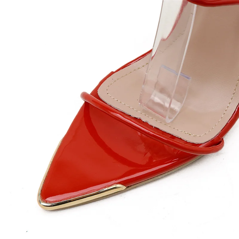 Босоножки женские с перекрестными завязками туфли на высоком каблуке 11 5 см фетиш