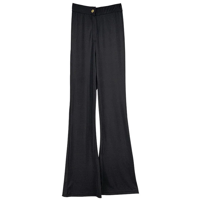 

Womengaga hot, thin, high-waisted 2021 flare super-fashionable female pants pantalon femme 7q5n
