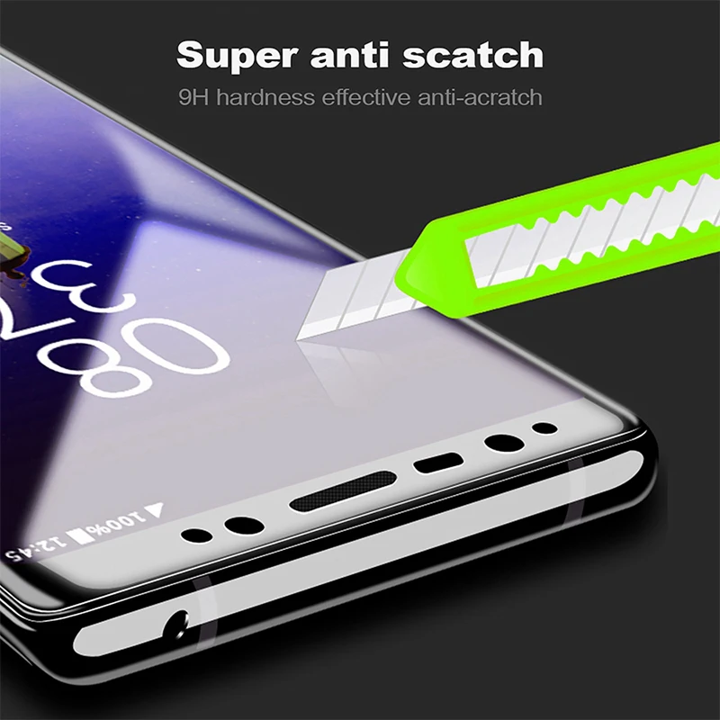 

20D Curved Full Cover Glass for Samsung Galaxy S20 S20+ S8 S9 Plus Screen Protector for Samsung S21 S10 Ultra S10E Phone Glass