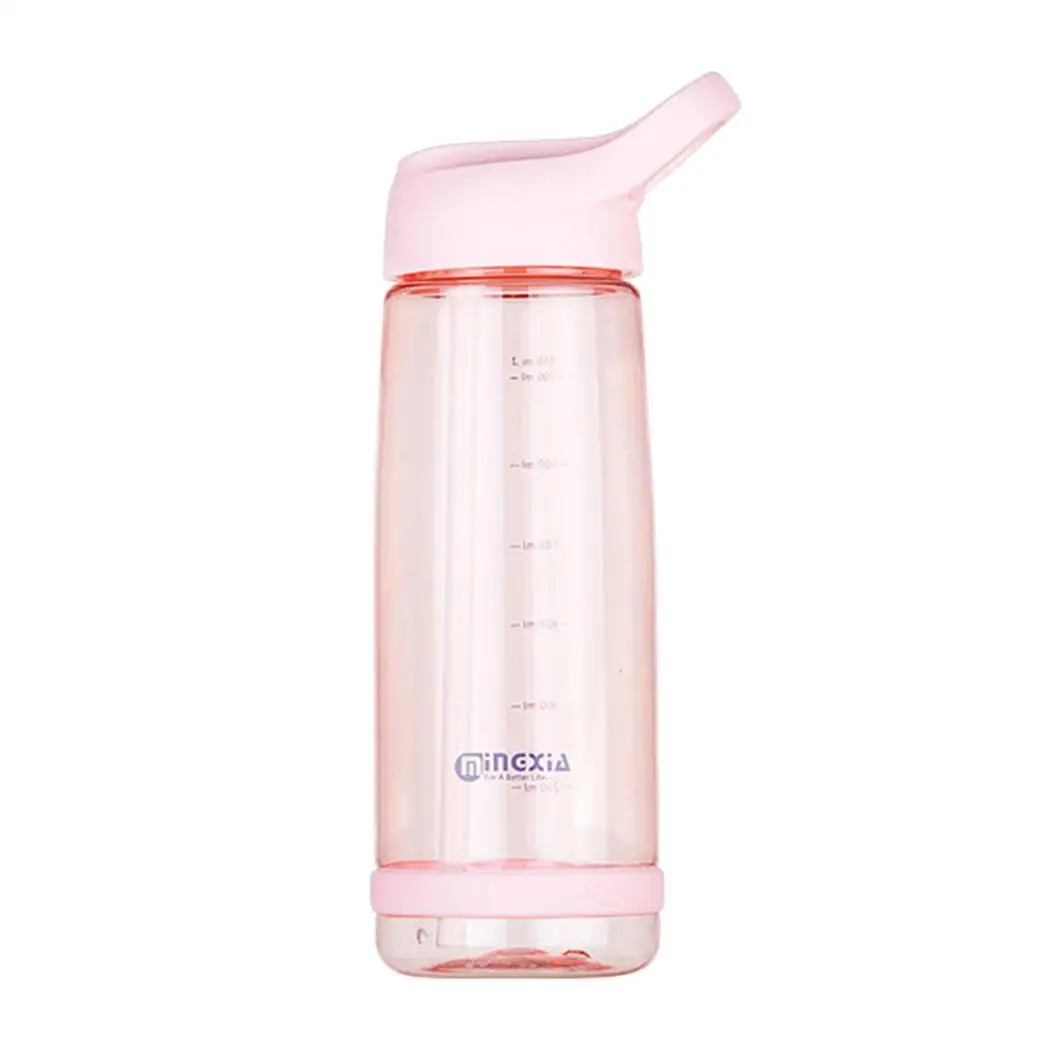 Новая бутылка для питьевой воды Флип Топ утечки желтый розовый серый