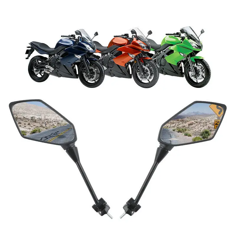 Мотоциклетные боковые зеркала заднего вида для KAWASAKI NINJA 650R ER6F ER 6F 2009 2016 400R 2010 2014