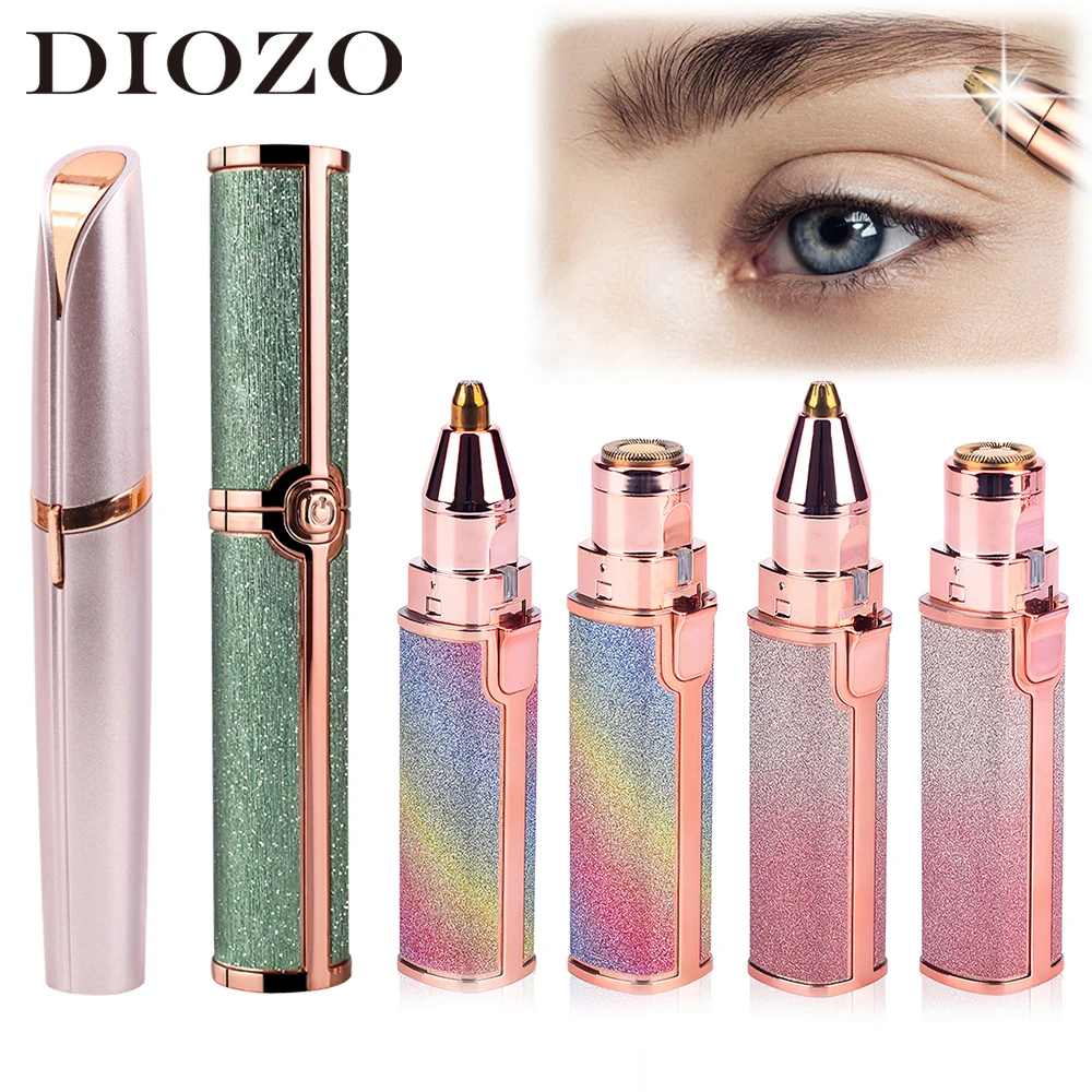 Электрический триммер для бровей ручка портативный прибор удаления волос на