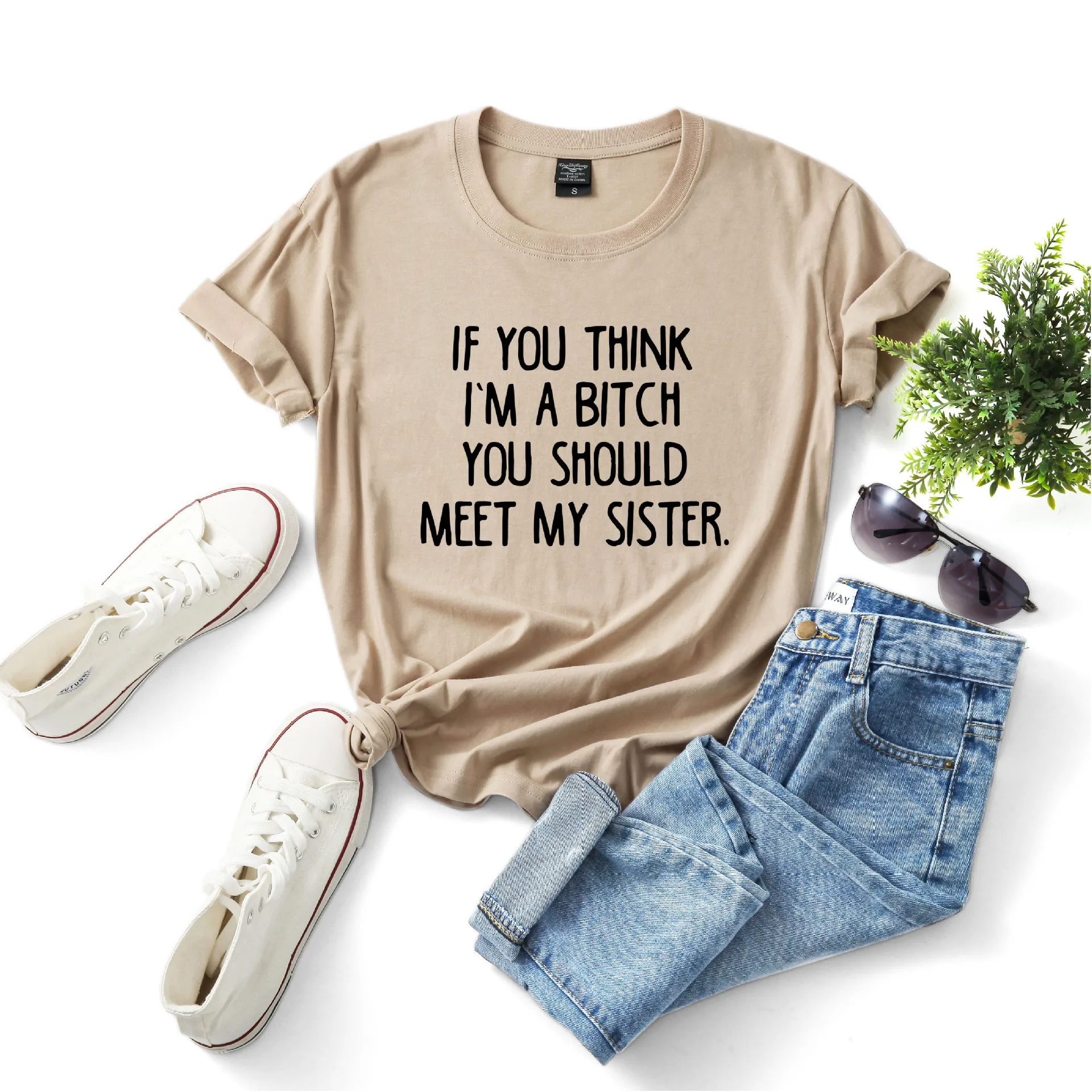 

Letter printing T-shirt ladies basic cotton T2021 summer new super large pure cotton T-shirt 9 colors casual loose O-neck top