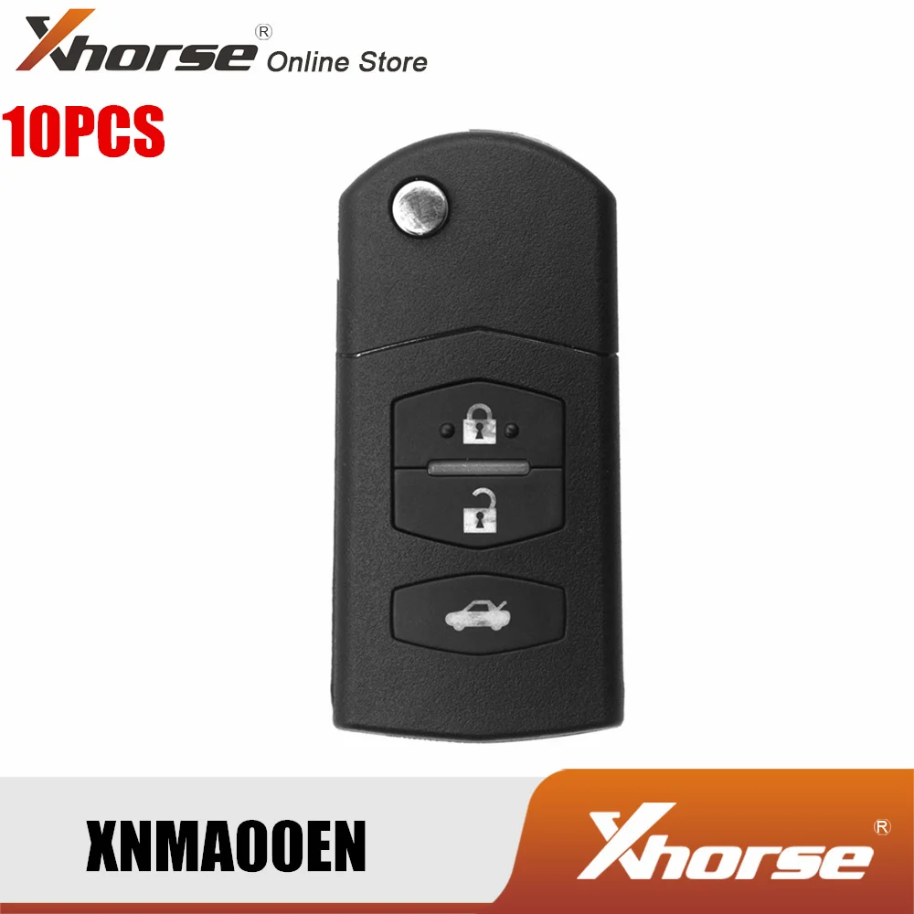 XHORSE XNMA00EN 3 кнопки беспроводной дистанционный ключ для Mazda работа с VVDI2 мини