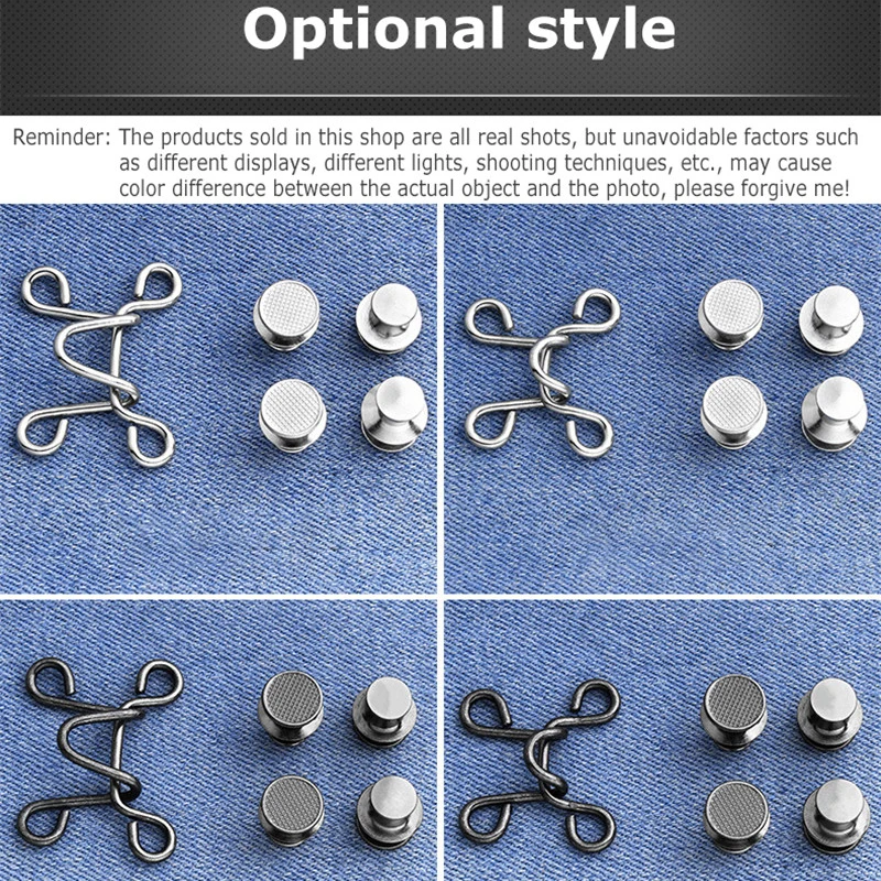 2 шт. металлические крючки для одежды джинсовая поясная регулирующая Пряжка