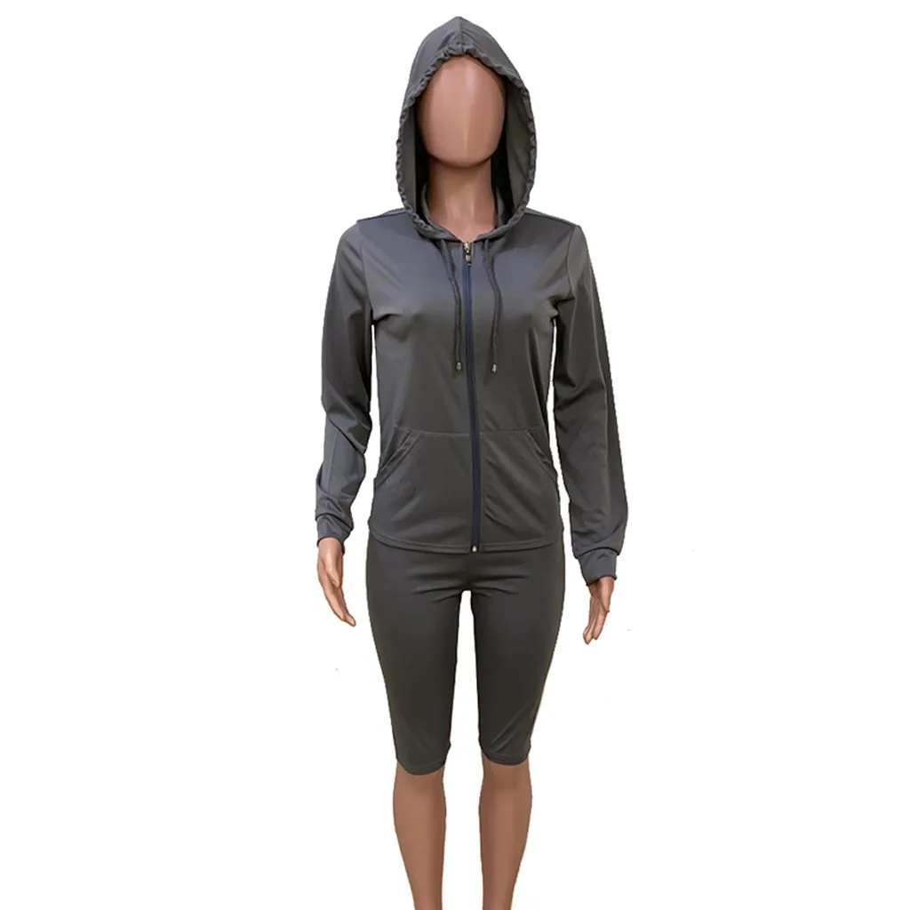 Гимнастический костюм фитнес комплекты для женщин осень леди Разделение