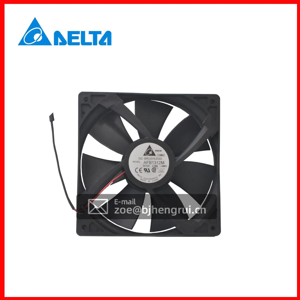 Delta AFB1312M 13525 12VDC 4.56W 0.38A 3800RPM 95CFM 35dBA Cooling Fan for Computer Case | HVAC Systems & Parts