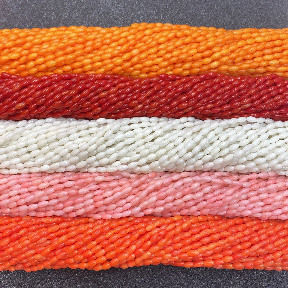 

Oval Coral Beads Red Fashion Charm Coral Stone Coral Beads for Jewelry Making DIY Necklace Bracele Jewelry Making Supplies