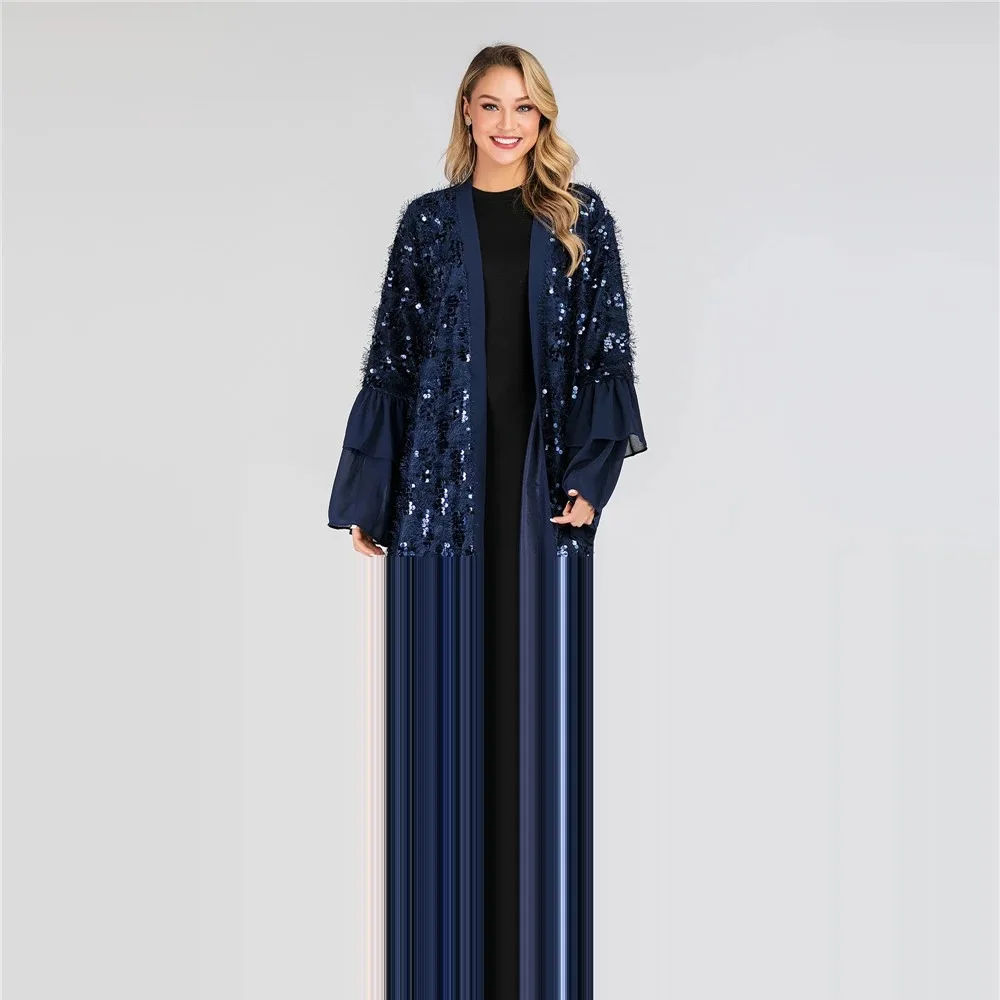 Дубай Кафтан платье Vestidos Musulmanes Формальное Gamis мусульманское Wanita халат Musulman Marokkaanse Jurk Дубай роскошное платье
