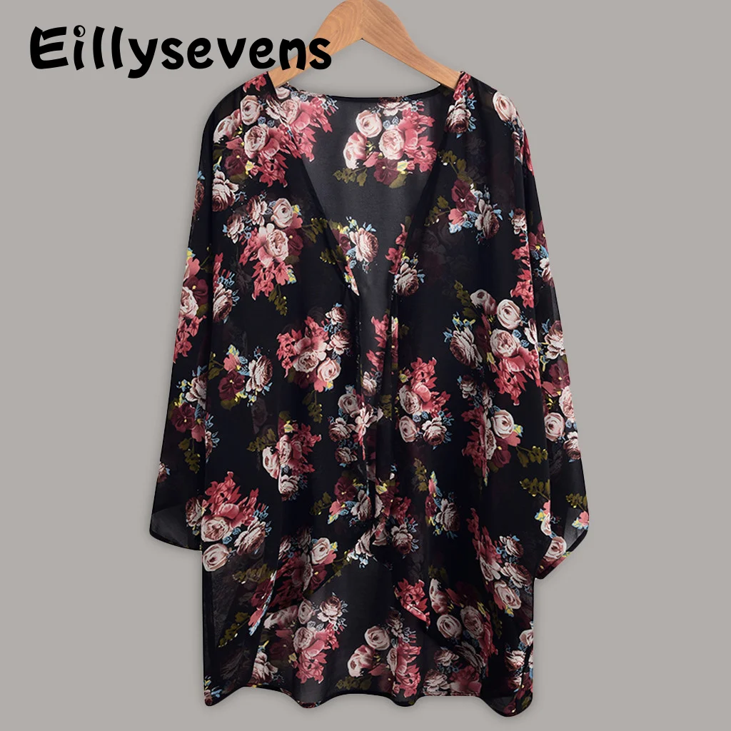 Женские блузки размера плюс рубашки прозрачная шифоновая летняя блузка топы