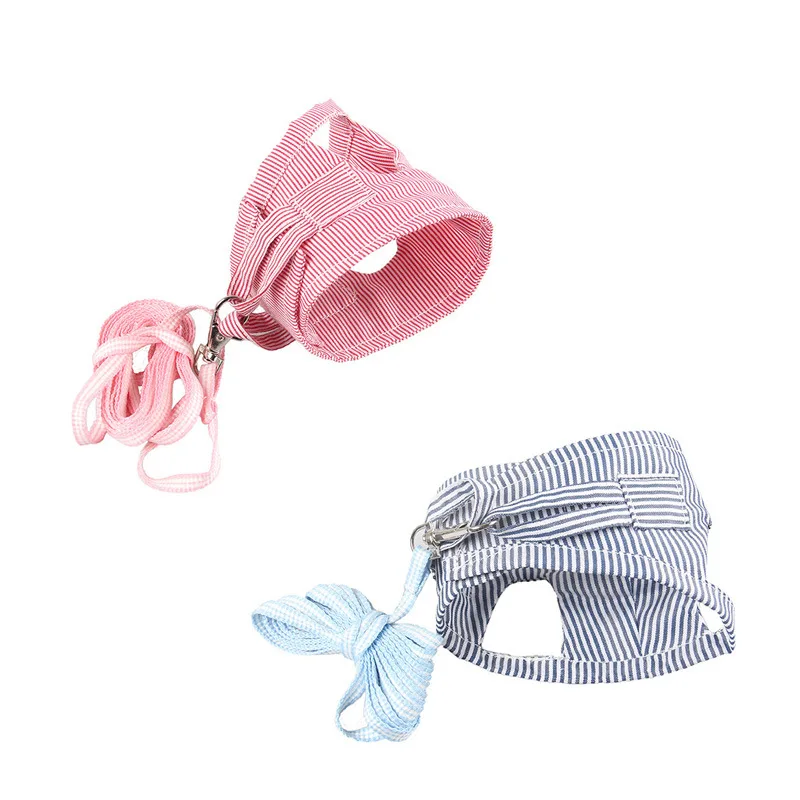 

Multipurpose Small Pet Harnesses Hamster Hedgehog Guinea Pig Rabbit Traction Strap Outdoor Training Soft Cotton Rope Clothes