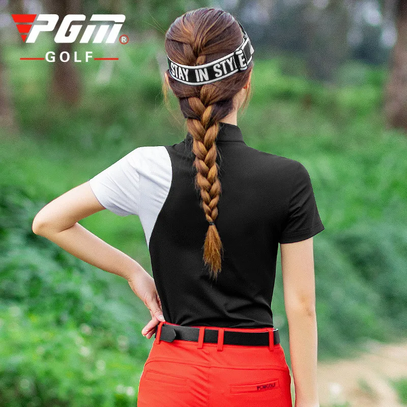 

PGM 2020 Summer New Golf Clothing Women's Short-Sleeved T-shirt Outdoor Quick-Drying Ultra-Stretch Sports Shirt YF291