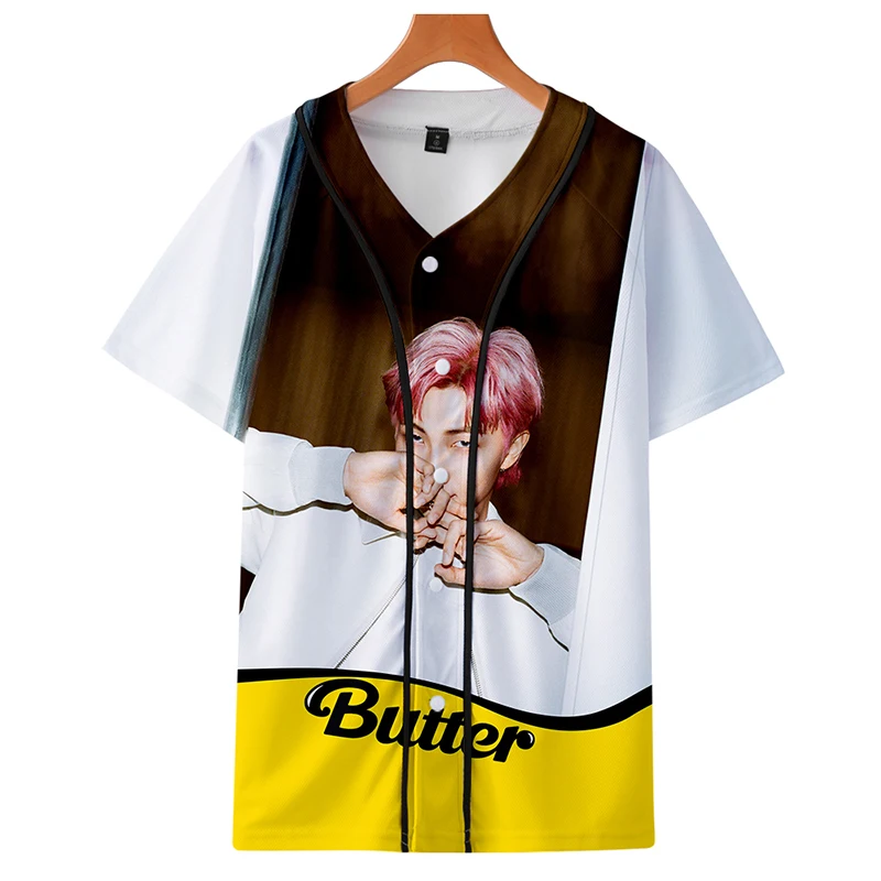 

Fashion Kpop Album Butter 3d Baseball Jacket T-shirts Men Women Hoodie Clothes Tops Short Sleeve Boys Girls Cool Hoodies Jackets